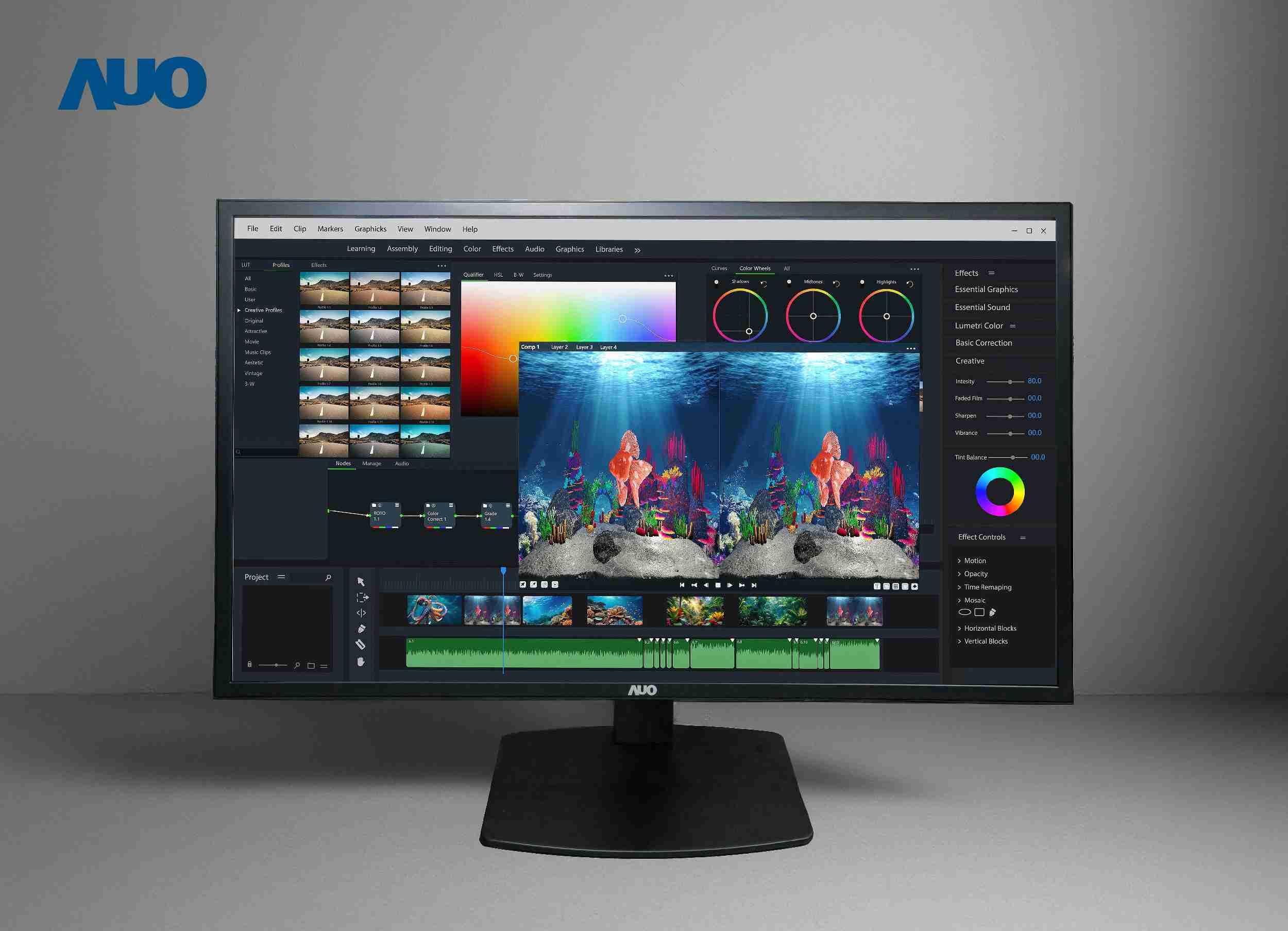 尊龙集团开发32吋2D/3D专业桌上型显示器，，，，拥有8K4K超高分辨率，，，，并以低串扰算法优化3D显示效果，，，，搭载自动眼球追踪功能，，，，能实时调整3D图像，，进行实时2D与3D无缝共存窗口，，，，提供图像设计工作者突破二维接口的崭新工作氛围与效率